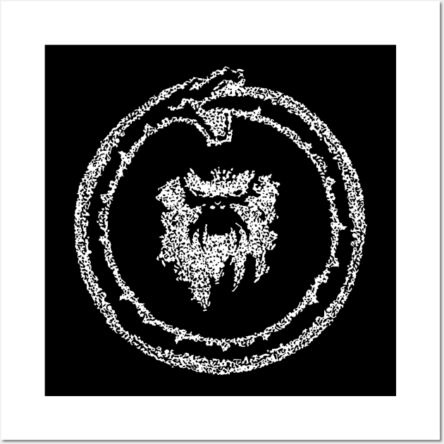 12 Monkeys Ouroboros White w/black outline 12 Monkeys Posters and